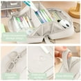 thumbnail image 6 of Dmlowu Pencil Pouch Portable Pencil Case Large Capacity Pencil Bag Box for Women Men Art Office, 2.4x8.3 Inch Simple Aesthetic Pencil Case Pouch, 6 of 7