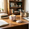 thumbnail image 4 of Silicone Baseball Candle Holder and Decorative Storage Figurine for Unique Home, 4 of 6