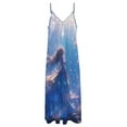 thumbnail image 4 of Mermaid Glitter Fish Scale Girls Fine Art Sleeveless Dress Summer Dress Woman 2025, 4 of 7