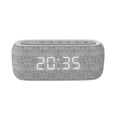 thumbnail image 1 of Despertador Speaker con Dual Alarm ZETA con bocina dual y Reloj Digital - Gris, 1 of 4