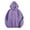 Purple, variant on FINALGANG Women Elegant Sweatshirts Letter Print Long Sleeve Drawstring Hooded Shirt With Pocket Leisure Breathable Daily Wear