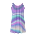 thumbnail image 3 of Besolor Summer Sleeveless Dress for Women Casual Loose Tie Dye Short Tank Dress Scoop Neck Beach Dress Sundress, 3 of 4
