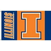 Illinois Fighting Illini Official NCAA 3'x5' Banner Flag by BSI Products