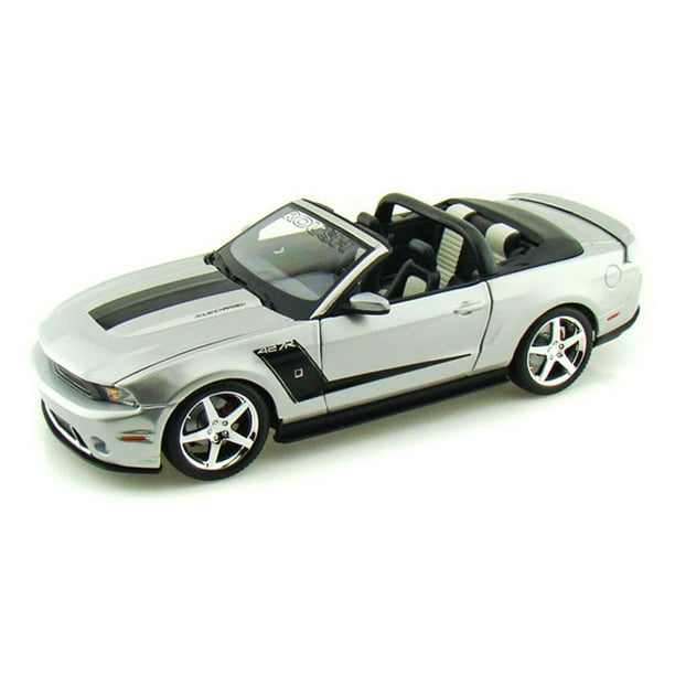 Ford Mustang Roush 427R Convertible, Silver Maisto 31669 1/18 Scale