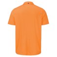 thumbnail image 3 of Men's Cutter & Buck Orange New York City FC Forge Eco Fine Line Stripe Stretch Recycled Polo, 3 of 3