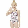 thumbnail image 4 of Hello Kitty Girls One Piece Swimsuits Hawaiian Summer Swimwear Beach Bathing Suit Outfits, 4 of 7