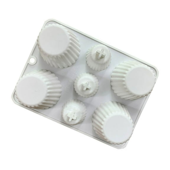 Set of 2 Multipurpose Silicone Baking Mold for Cupcake Flexible Mousses Cake Moulds Dessert Bakewares Cooking Tool