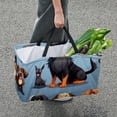thumbnail image 7 of Dachshund Large Capacity Foldable Laundry Organizer Storage Bins Beach Bag Storage Bag Reusable Oxford Cloth, 7 of 7