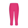 thumbnail image 5 of Clearance Sale! Workout Leggings For Women High Waisted Yoga Pants Quarter Length - Gym Shorts & Yoga Shorts Lightweight Lounge Pants With Hollow Out Design Hot Pink S Size, 5 of 5