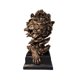 thumbnail image 2 of Estatua de cabeza , figura coleccionable, arte de 12 pulgadas de alto, estatua de animales, escultura de cabeza de resina para estudio perfecl estatuilla de león, 2 of 8