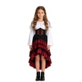 thumbnail image 4 of LYHaoo Girls Child Outfits For Halloween Medieval Outfit For Girls Seafaring Adventure Dress,Dress Up Outfits(8-9 Years), 4 of 7