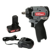 Hyper Tough 12V Max Brushless Cordless Impact Wrench, 3/8 in Square Drive, 225 ft-lb Torque, 4 Ah Battery and Charger