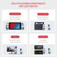 thumbnail image 2 of Mando inalámbrico para Nintendo Switch/iOS/Android/PC con joystick de efecto Hall, botones mecánicos, programación de macros, iluminación RGB, doble vibración y carga rápida USB-C, 2 of 12
