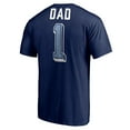 thumbnail image 3 of Men's Navy Memphis Grizzlies Number One Dad T-Shirt, 3 of 3