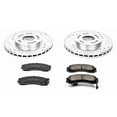 thumbnail image 3 of PowerStop Front Z23 Evolution Sport Carbon-Fiber Ceramic Brake Pad and Drilled & Slotted Rotor Kit Fits: DODGE EAGLE MITSUBISHI PLYMOUTH Select Models K798, 3 of 10