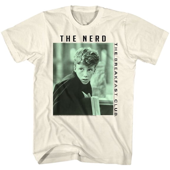 Breakfast Club The Nerd Natural Adult T-Shirt 4Xl