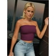 thumbnail image 2 of Women's Basic Casual Strapless Backless Bandeau Bra Tube Top, 2 of 5