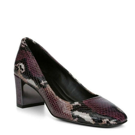 Women Donald Pliner Corin Block-Heel Pumps Variety B4HP (US 8,Plum Snake)