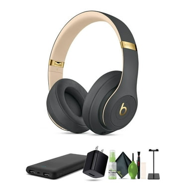 Beats Studio3 Wireless Bluetooth Headphones (Shadow Gray / Skyline) Bundle