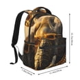 thumbnail image 2 of Fotbe Cool Sunglasses Elephant Art Mochila Casual con Estampado para Escuela, Viajes y Actividades al Aire Libre - Duradera, Ligera y Cómoda, 2 of 5
