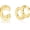 C-Gold Plated, variant on Initial Stud Earrings for Women, 14K Gold Plated Hypoallergenic Letter Earring, Trendy accessories Gifts for Her