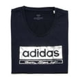 thumbnail image 2 of Adidas Women's Foil Graphic Crew Neck Tee, Ink,XS - US, 2 of 4