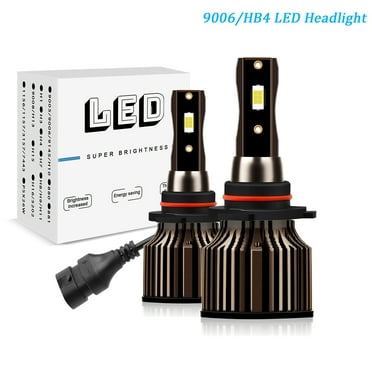 HMCYCI 9006 HB4 LED Headlight Bulb Conversion Kit 6000K 9006 Low Beam Super Bright White，Pack of 2