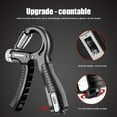 thumbnail image 3 of fankhu Men 5-60 KG Grip Strength Trainer Hand Gripper with Timer Stress Relief (Black), 3 of 9