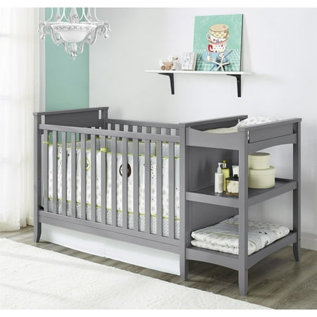 Avenue Greene Lea 2 In 1 Grey Crib And Changing Table Combo N A
