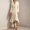 001 Beige, variant on Elegant Fishtail Dress for Women Casual Lapel Long-Sleeve Bodycon Dresses Asymmetrical Hem Flowy Dress