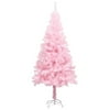 Artificial Christmas Tree with Stand Pink 47.2" PVC