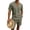 Army Green, variant on BLTIBY Mens Summer Linen 2 Piece Outfits V Neck Short Sleeve T-Shirts and Drawstring Shorts Casual Loose Beach Loungewear with Pockets Dark Gray XXL