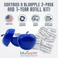thumbnail image 2 of Bluapple Blue Produce Freshness Balls Fresh Extender + One-Year Refill Kit 15 Months Pack Absorb Ethylene Gas, 2 of 4