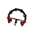 thumbnail image 2 of QualitChoice Hi Hat Tambourin Kits de Shaker en Acier Inoxydable pour Fête Tambour Rouge 24.5x20x5cm, 2 of 6
