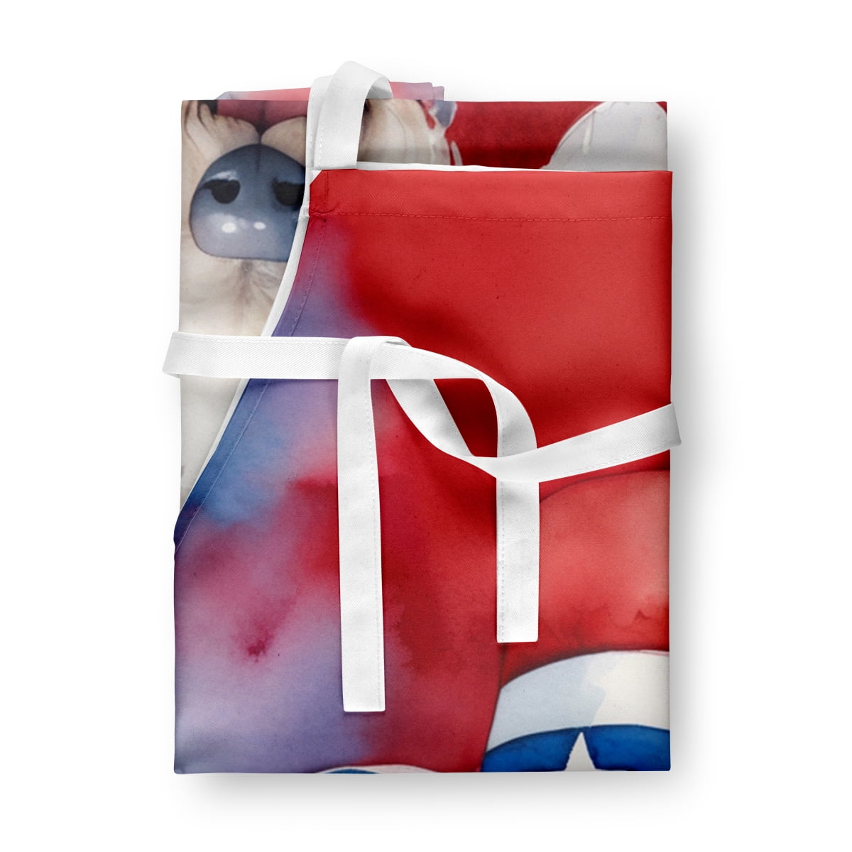 Bedlington Terrier Patriotic American Apron 27 in x 30 in