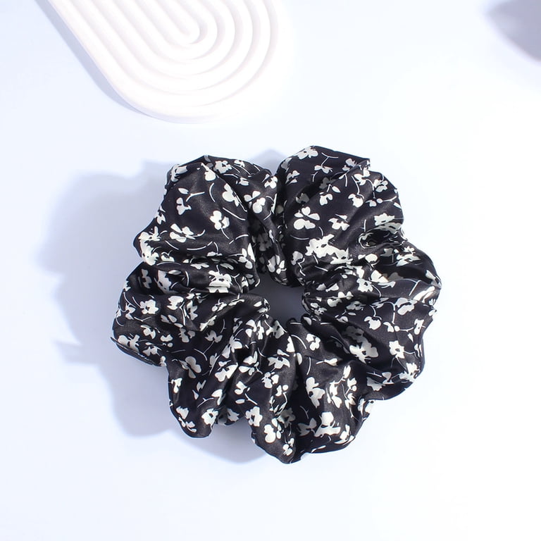CD Fashion Satin Scrunchie black and white Women main image 2