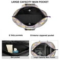 thumbnail image 2 of Wildflower and Butterfly Illustration Travel Tote Bag, Spacious Zippered Shoulder Bag with Interior Organization, Ideal for Working Professionals, 2 of 5