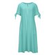 thumbnail image 5 of Vestido Corto de Manga Larga para Mujeres Moda Verano Casual Cuello en V Botón de Manga Corta Vestido Largo, 5 of 6