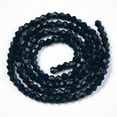 thumbnail image 3 of 20strands Opaque Solid color Imitation Jade Glass Beads Strands Faceted Bicone Prussian Blue 2.9~3.3x3mm Hole: 0.7mm about 135~140pcs/strand 38~40cm, 3 of 3