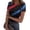 Black, variant on Women's 250th Anniversary USA Shirt 4th of July Shirts America 250 Merchandise Multicolor Patriotic Graphic Crew Neck Tee Independence Day Top