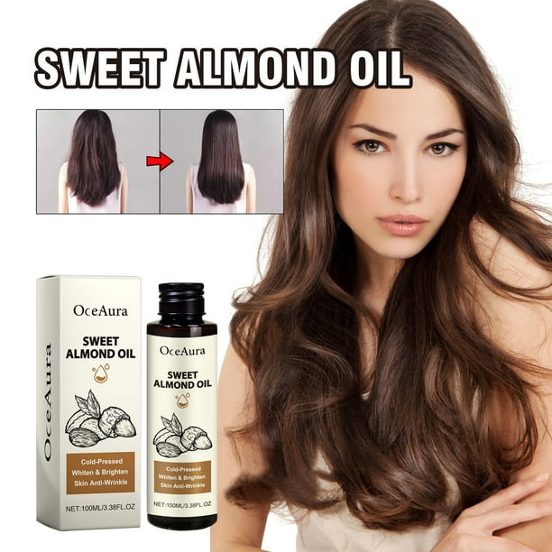Aceite Esencial Natural de Almendras Dulces. Mejora el cabello dañado, promueve la regeneración celular, reduce el envejecimiento, hidrata y da volumen a la piel. Esencia de 100 ml.