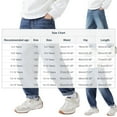 thumbnail image 3 of Boys Jeans Casual Elastic Waist Cuffed Denim Pants with Pockets Teen Clothes for Boys Size 3-15, 3 of 7
