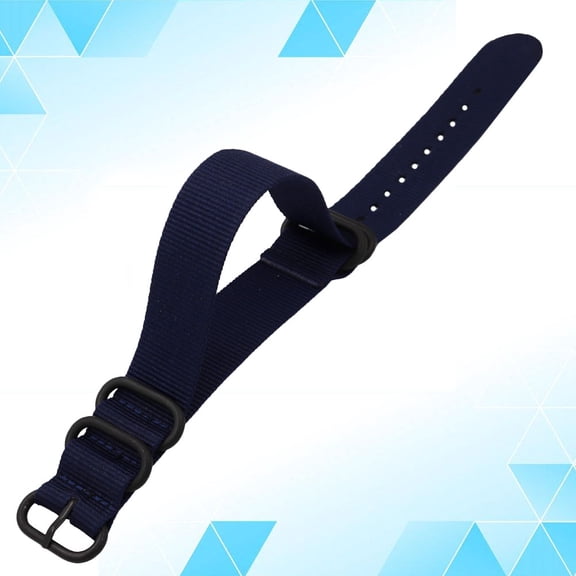 HONMEET 1Pc Durable Blue Nylon Watch Band Strap for Replacing Old Or Damaged Strap