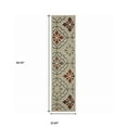 thumbnail image 3 of 8 x 10 ft. Cream Geometric Stain Resistant Indoor & Outdoor Rectangle Area Rug - Cream - 8 x 10 ft., 3 of 6