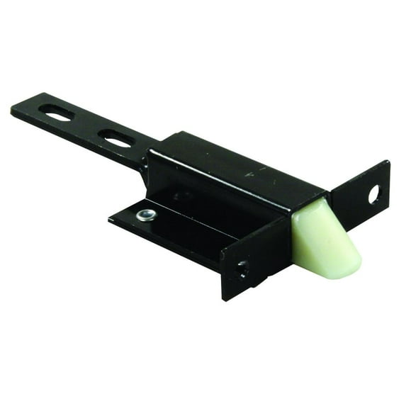 JR Access Door Latch 10935 For RV Baggage And Compartment Doors; Fleetwood Style; 4.20 Inch Length; Black; Steel; Single