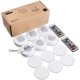 thumbnail image 2 of Lot de 6 Eclairage à piles Spots sous meuble LED intégrée éclairage armoire 0.6W Multicouleur + télécommande Kuyhfg Bienvenido a Kuyhfg, 2 of 5