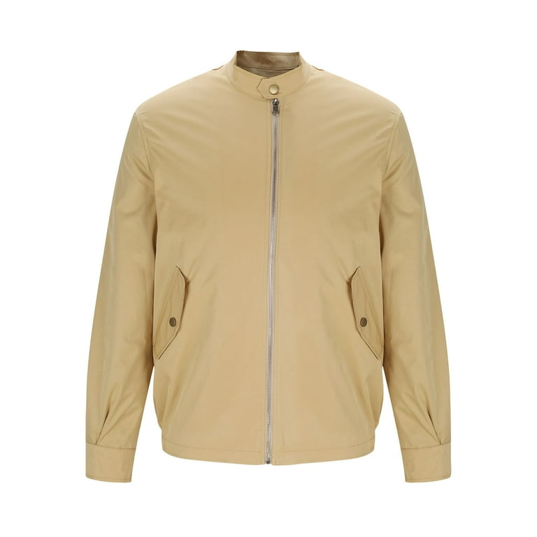 JUUYY Men's Cotton Jacket Casual Lightweight Water