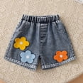 thumbnail image 6 of Staki Girls Summer Shirts Girl's 2 Piece Outfits Graphic Tee Shirt and Shorts Set Cute Summer Outfits 2T 4T 6T White,2-4 Years, 6 of 8