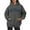 Grey, variant on Hoodies For Women Michigan City Letter Print Fall Trendy Preppy Hoodies Long Sleeve Female Pullover Tops With Pocket