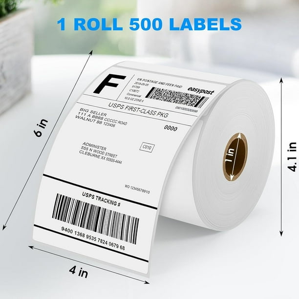 Aazon.co: 4X6 Theral Labels, HokLoindustry Shipping Labels (500